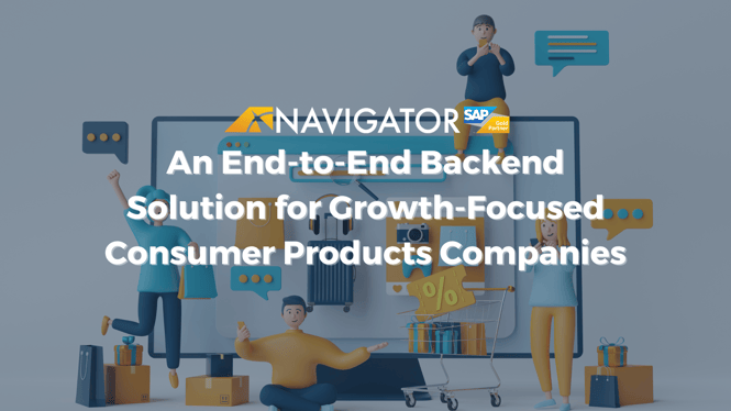 An End-to-End Backend Solution for Growth-Focused Consumer Products Companies