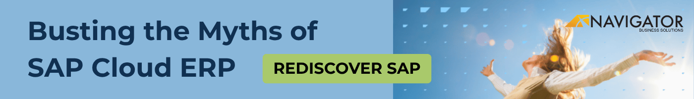 Busting the Myths of SAP Cloud ERP Banner