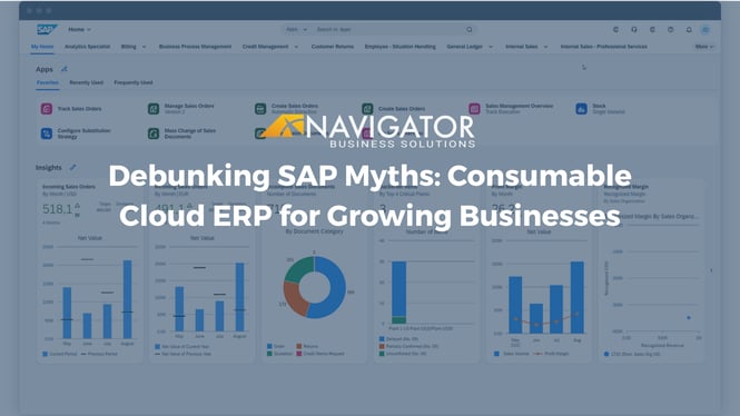Debunking SAP Myths: Consumable Cloud ERP for Growing Businesses