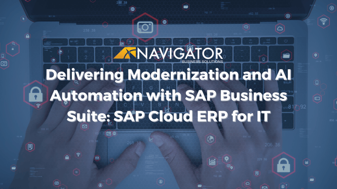 Delivering Modernization and AI Automation with SAP Business Suite: SAP Cloud ERP for IT