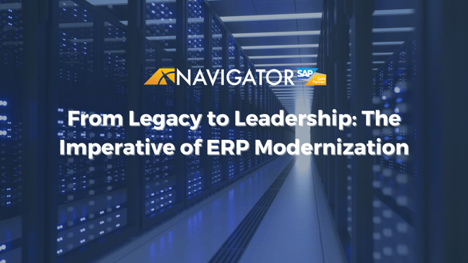 From Legacy to Leadership: The Imperative of ERP Modernization