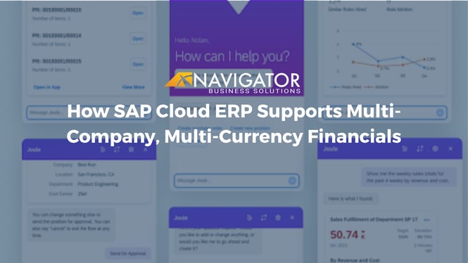 How SAP Cloud ERP Supports Multi-Company, Multi-Currency Financials
