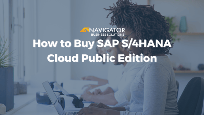 How to Buy S/4HANA Cloud Public Edition