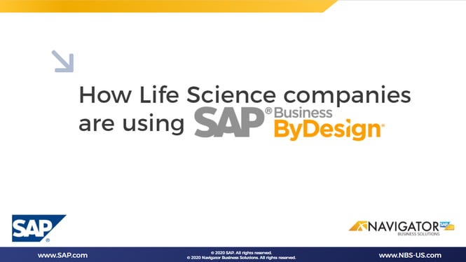 How growing and mid-size Life Science companies leverage SAP Cloud ERP -&nbsp;[Webinar]