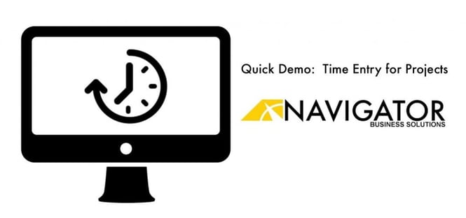 Navigator Quick Demo: Time Entry for Projects, SAP ByDesign