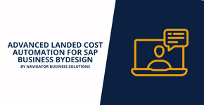 Get Advanced Landed Cost Automation with SAP Business ByDesign