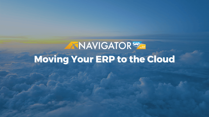 Moving Your ERP to the Cloud
