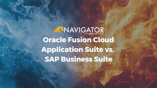 Oracle Fusion Cloud Application Suite vs. SAP Business Suite