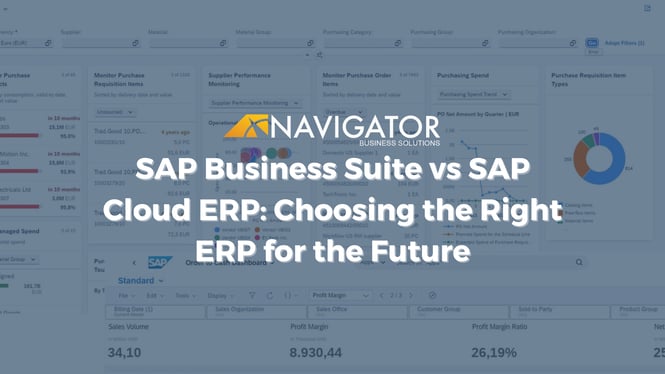 SAP Business Suite vs SAP Cloud ERP: Choosing the Right ERP for the Future