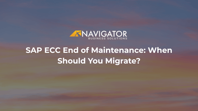 SAP ECC End of Maintenance: When Should You Migrate?
