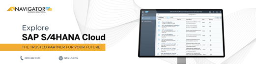 SAP S4HANA Cloud, Banner Ad