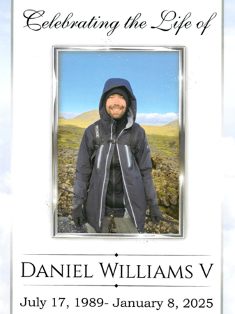 Celebrating the Life of Daniel Williams V
