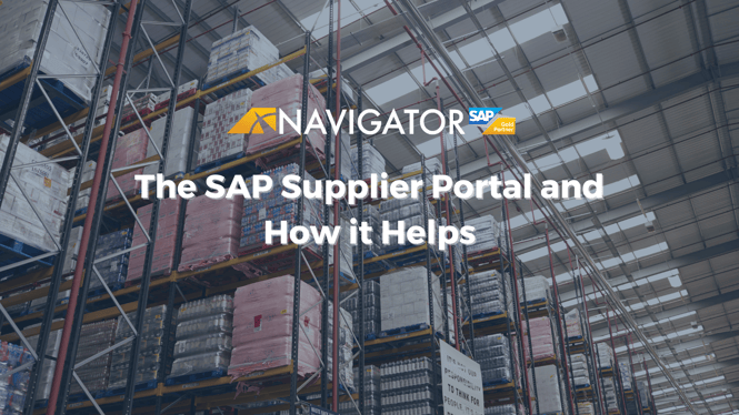 The SAP Supplier Portal and How it Helps