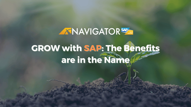 GROW with SAP: The Benefits are in the Name