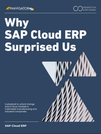 In this playbook, you'll learn how midmarket manufacturing and industrial companies have fostered a cloud mindset with SAP Cloud ERP.
