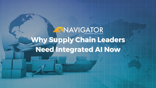 Why Supply Chain Leaders Need Integrated AI Now
