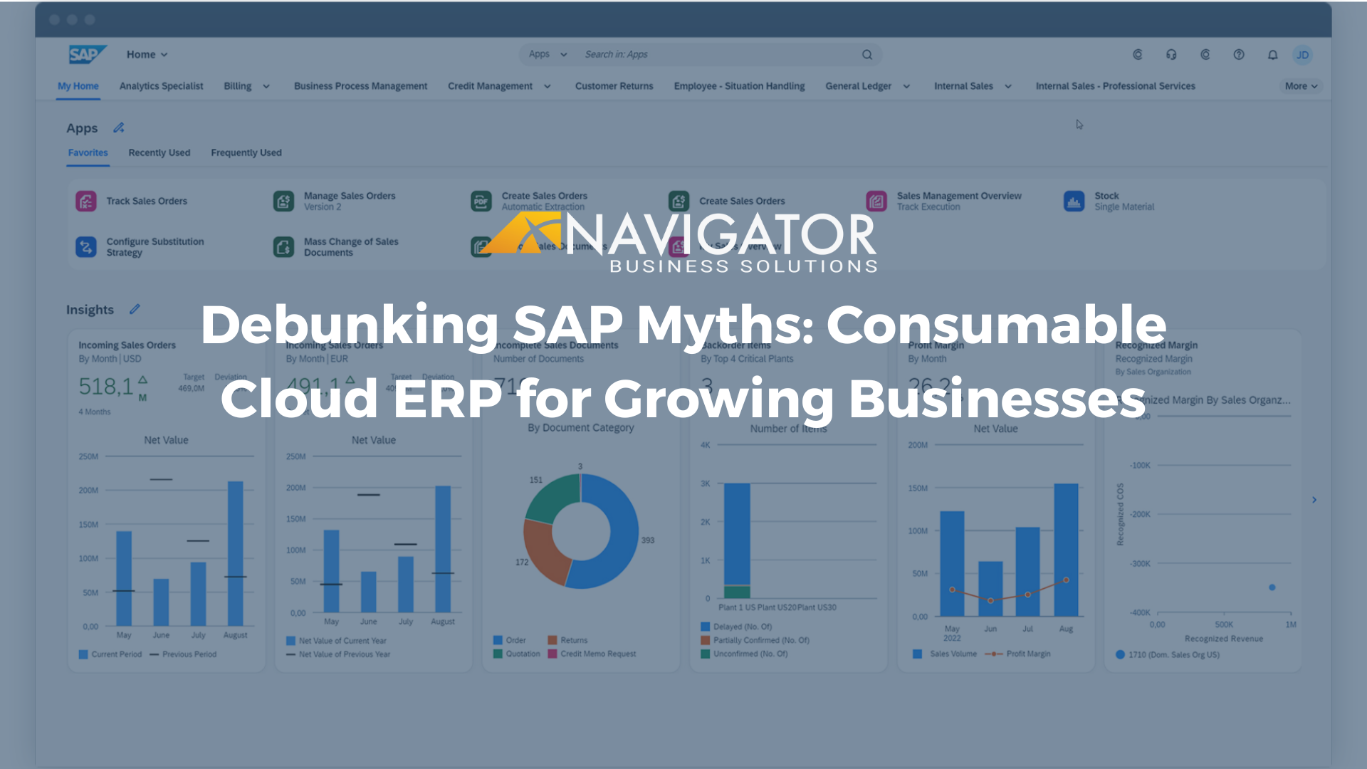 Debunking SAP Myths: Consumable Cloud ERP for Growing Businesses