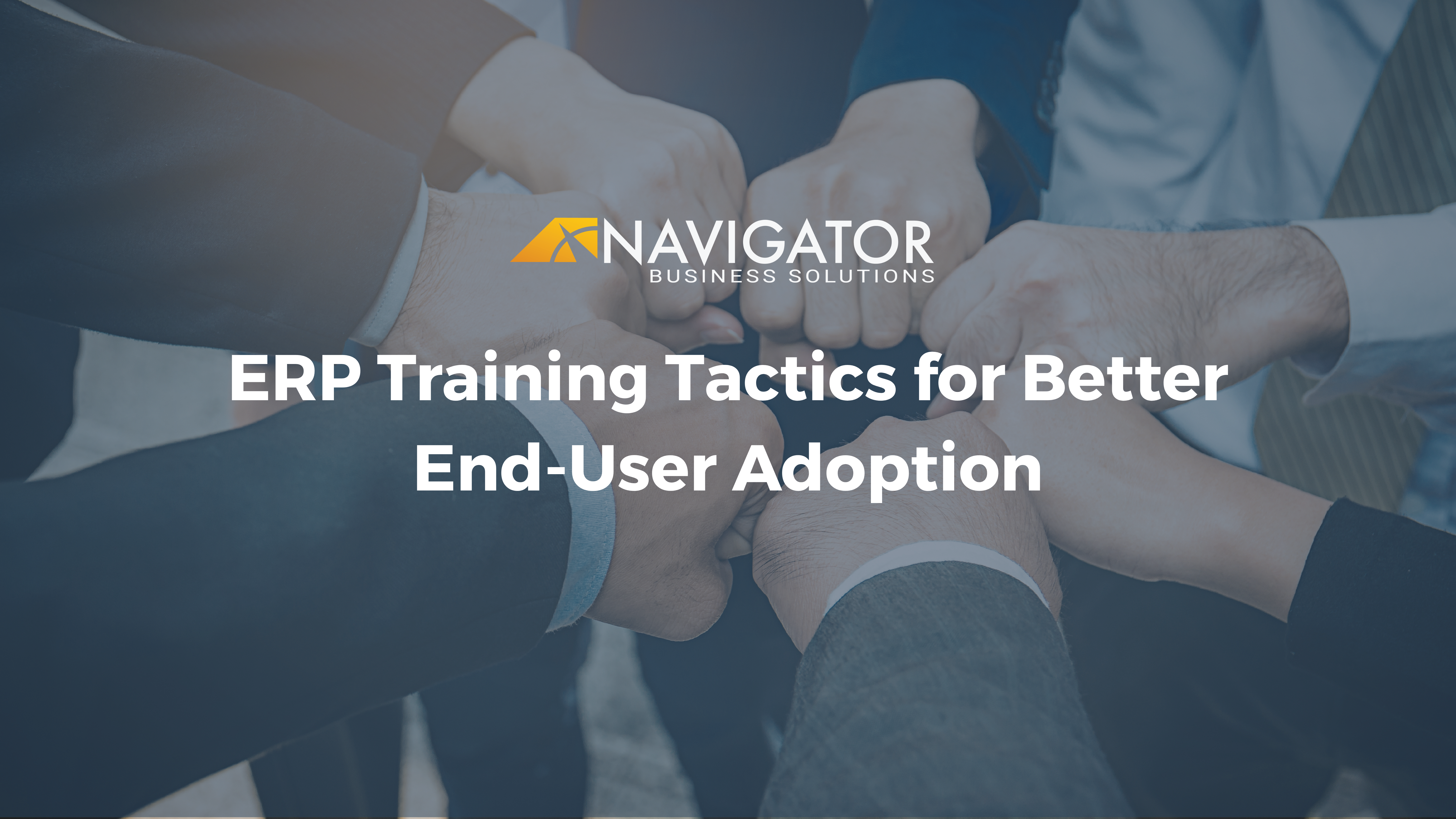 ERP Training Tactics for Better End-User Adoption