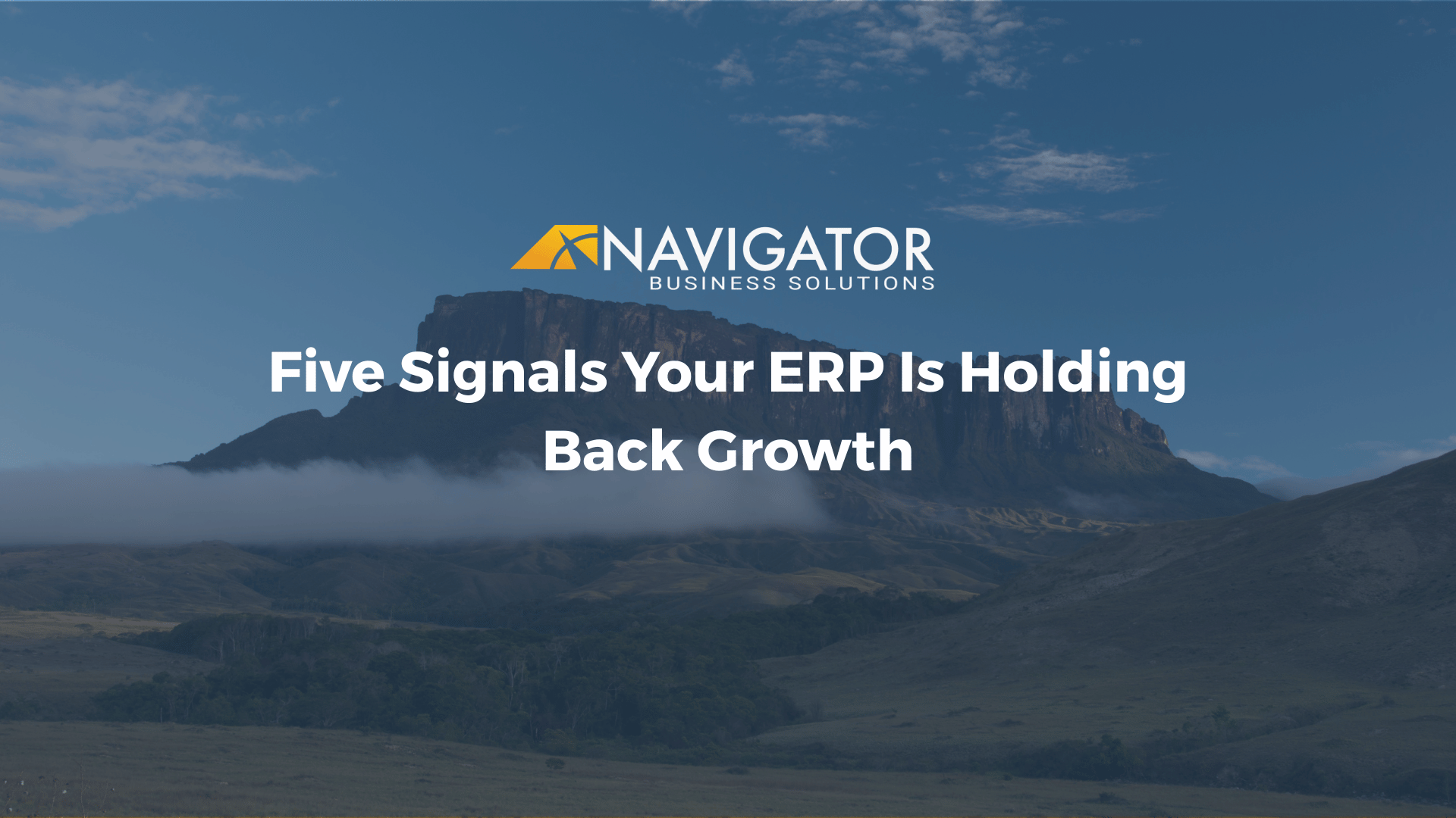 Five Signals Your ERP Is Holding Back Growth