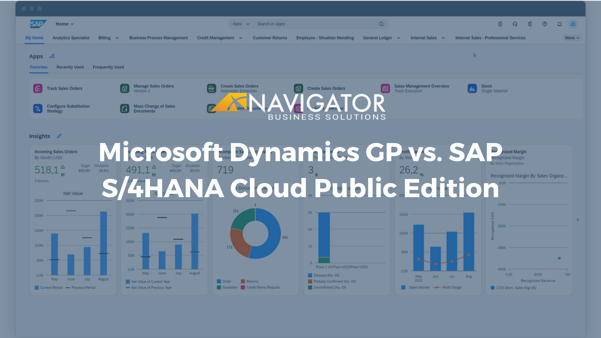 Microsoft Dynamics GP vs. SAP S/4HANA Cloud Public Edition