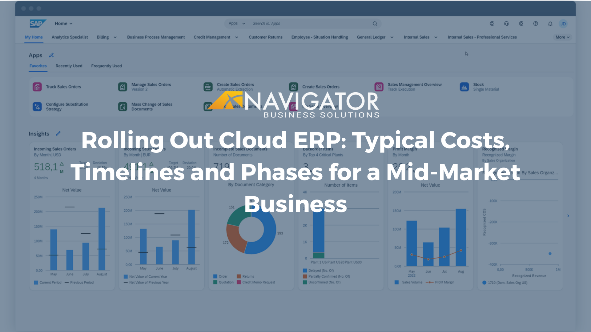 Rolling Out Cloud ERP: Typical Costs, Timelines and Phases for a Mid-Market Business